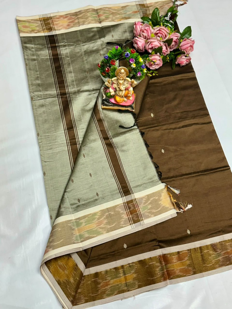 Image of Uppada Tripura Pattu Silk Cotton Saree