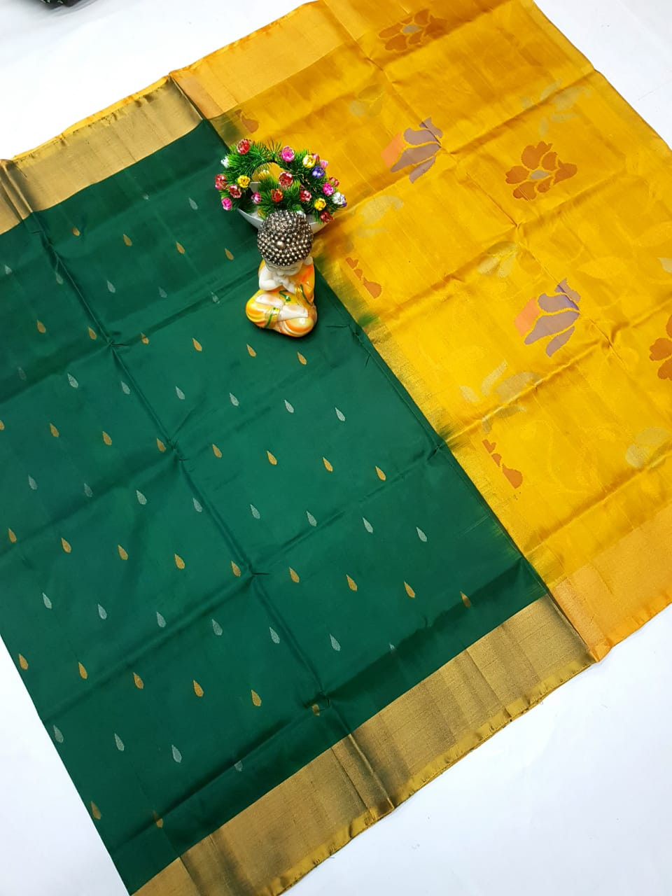 Uppada Pure Silk Jamdani Saree