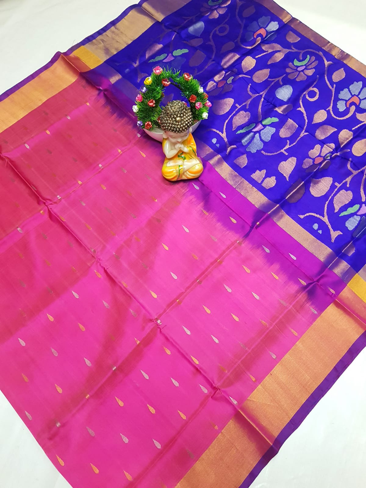 Uppada Pure Silk Jamdani Saree