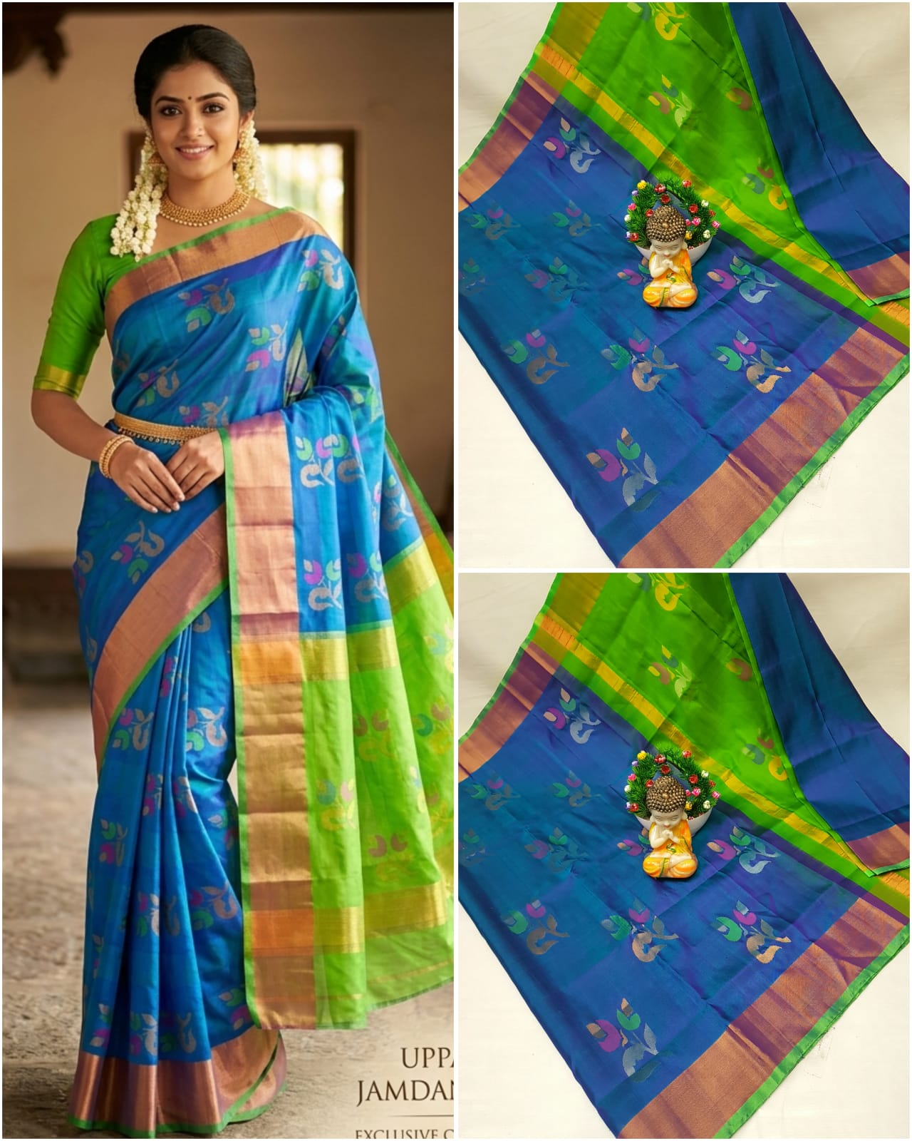 Uppada Jamdani Butta Design Saree