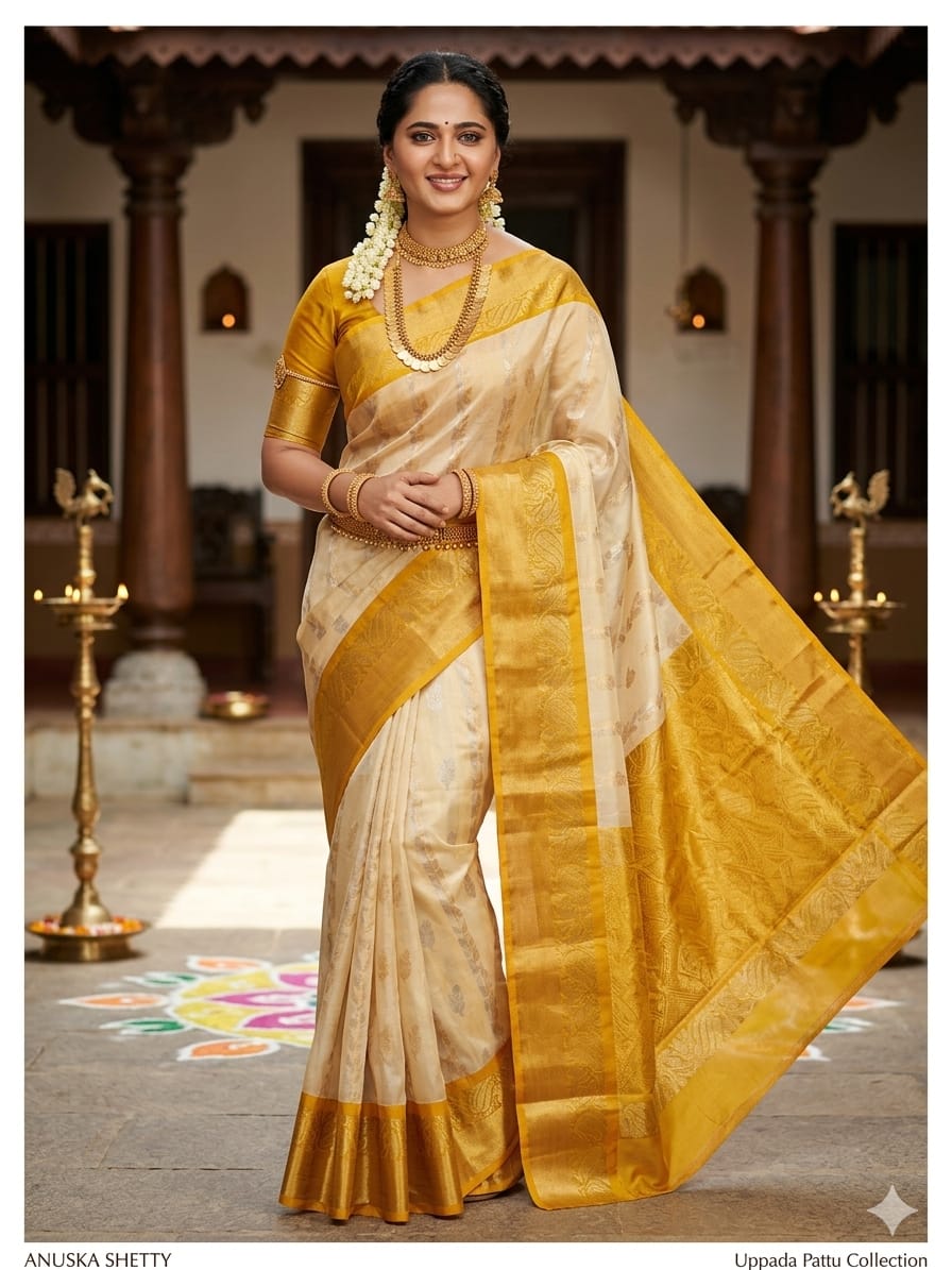 Uppada Butterfly Butta Design Saree