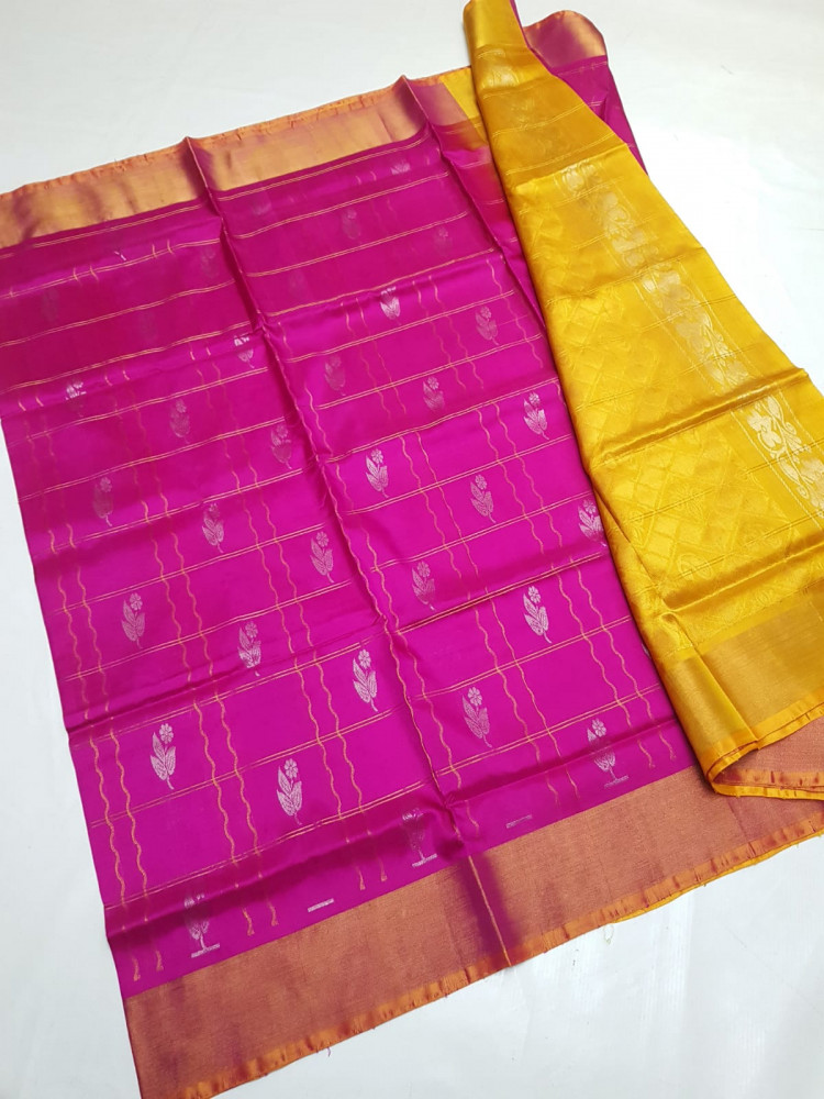 Image of Uppada Butterfly Butta Design Saree
