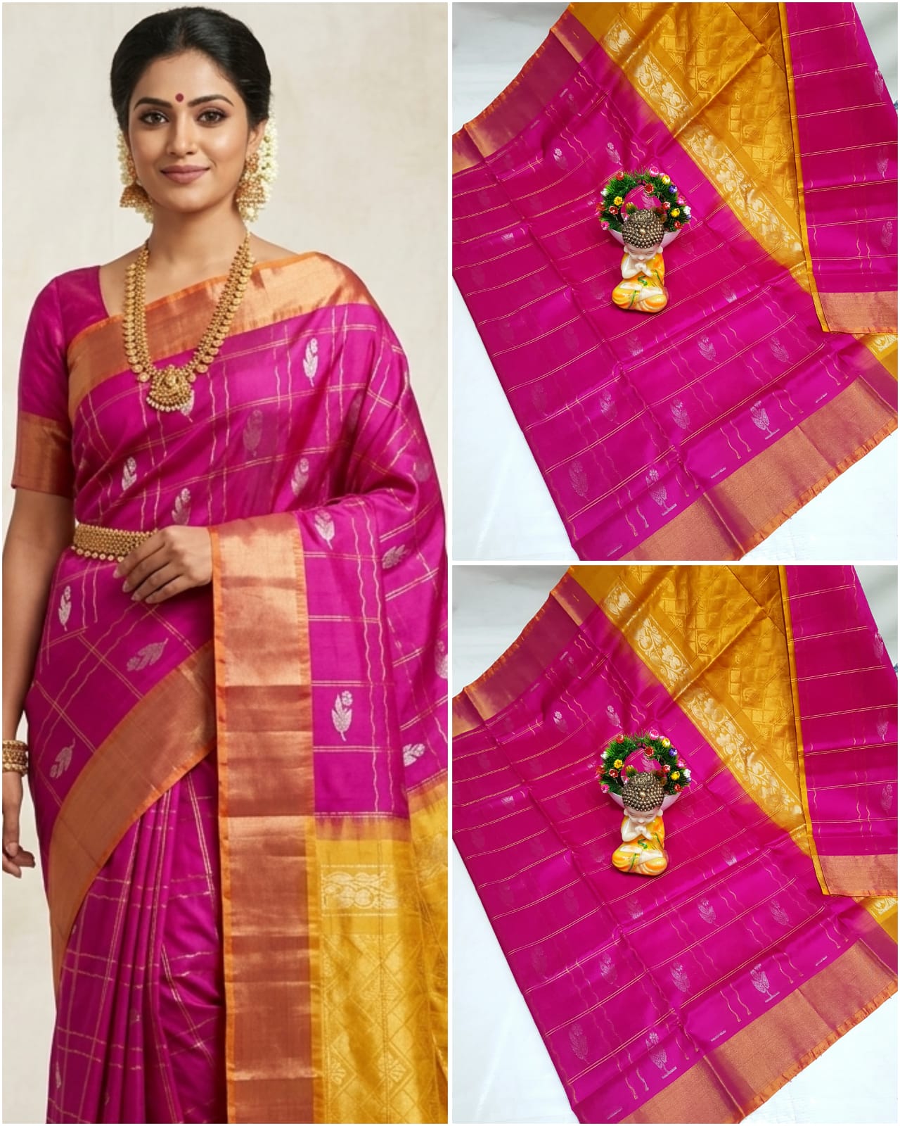 Uppada Butterfly Butta Design Saree