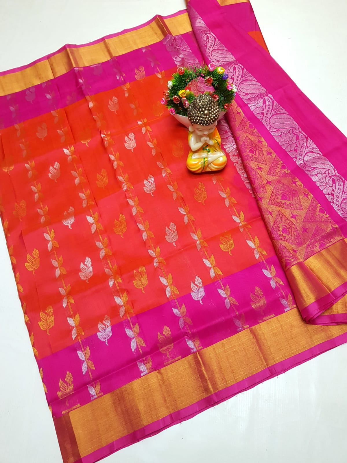 Uppada Butterfly Butta Design Saree