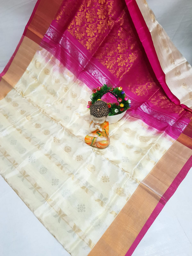 Image of Uppada Butterfly Butta Design Saree