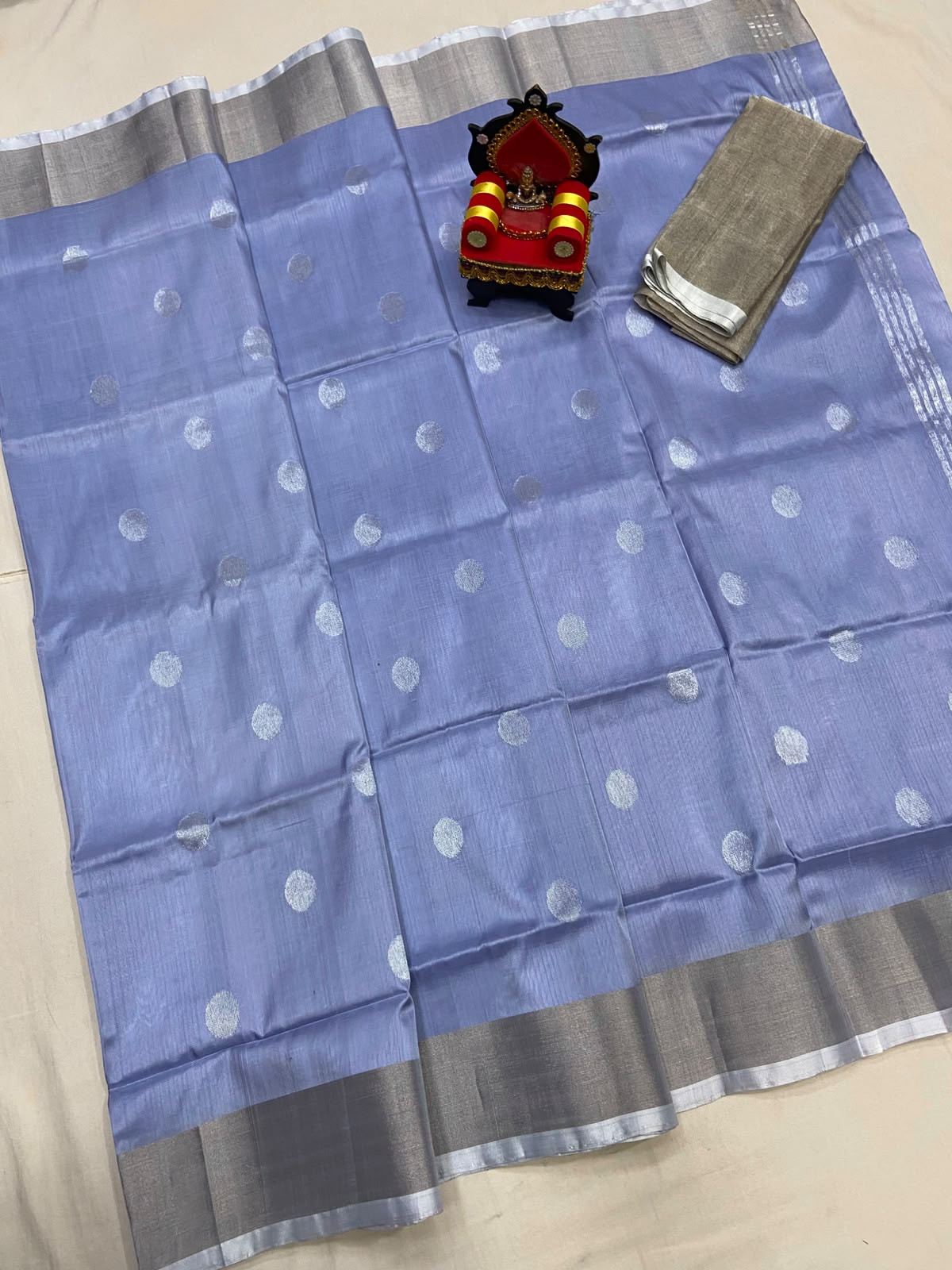 Uppada Pure Silk Coin Butta Saree