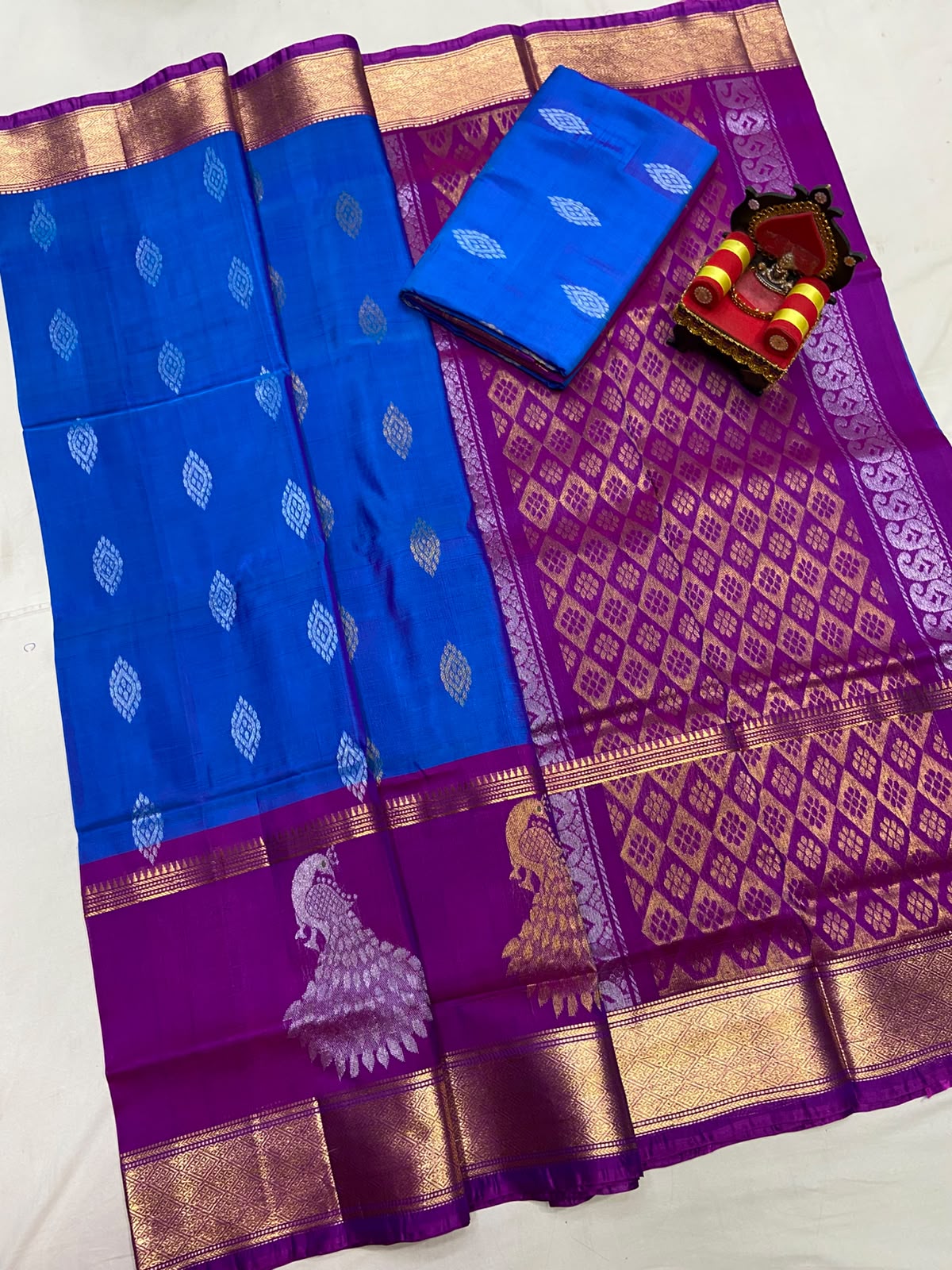 Uppada Pure Silk Gap Border Saree