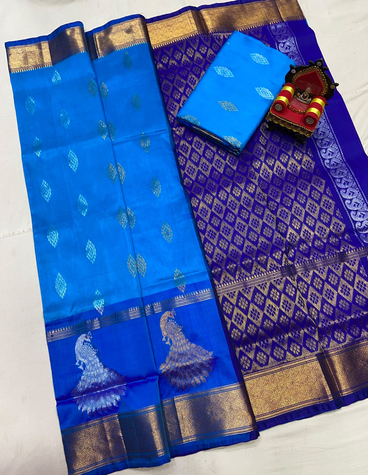 Uppada Pure Silk Gap Border Saree