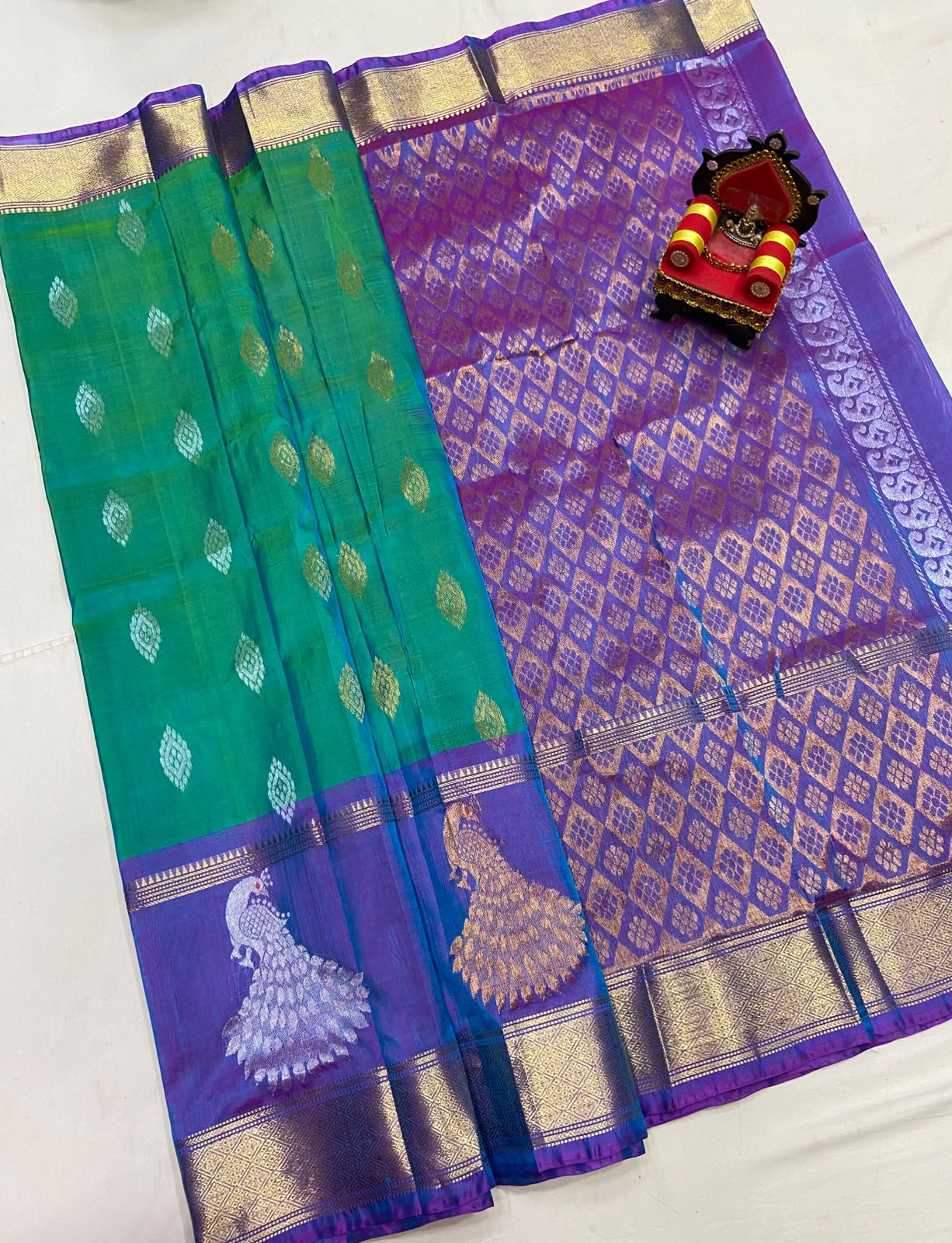 Uppada Pure Silk Gap Border Saree