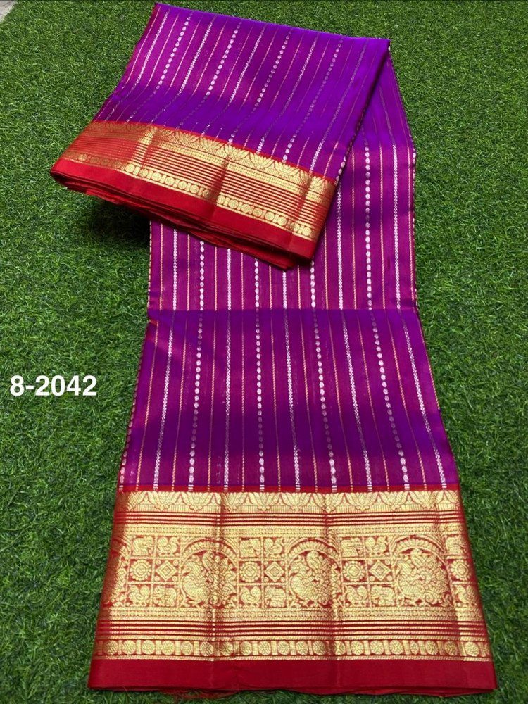 Image of Venkatagiri Pure Handloom Pattu Saree