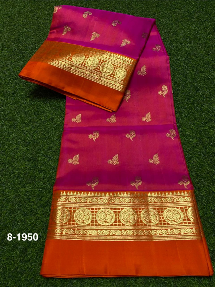 Image of Venkatagiri Pure Handloom Pattu Saree