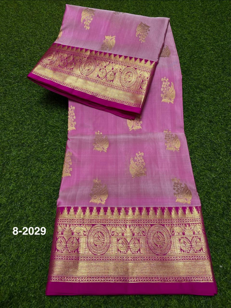 Image of Venkatagiri Pure Handloom Pattu Saree