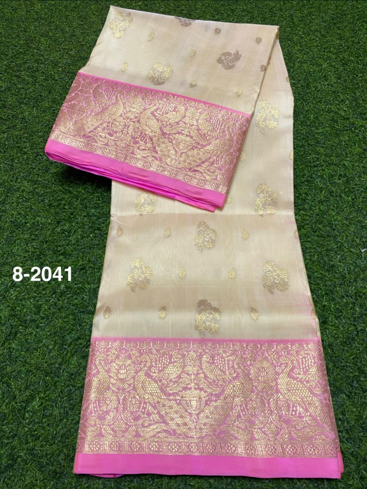 Image of Venkatagiri Pure Handloom Pattu Saree