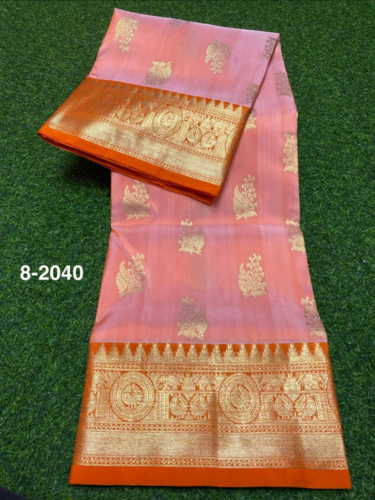 Image of Venkatagiri Pure Handloom Pattu Saree