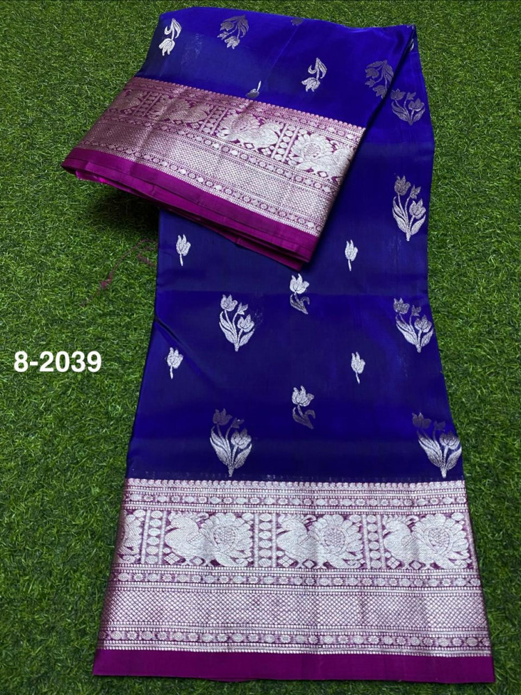 Image of Venkatagiri Pure Handloom Pattu Saree