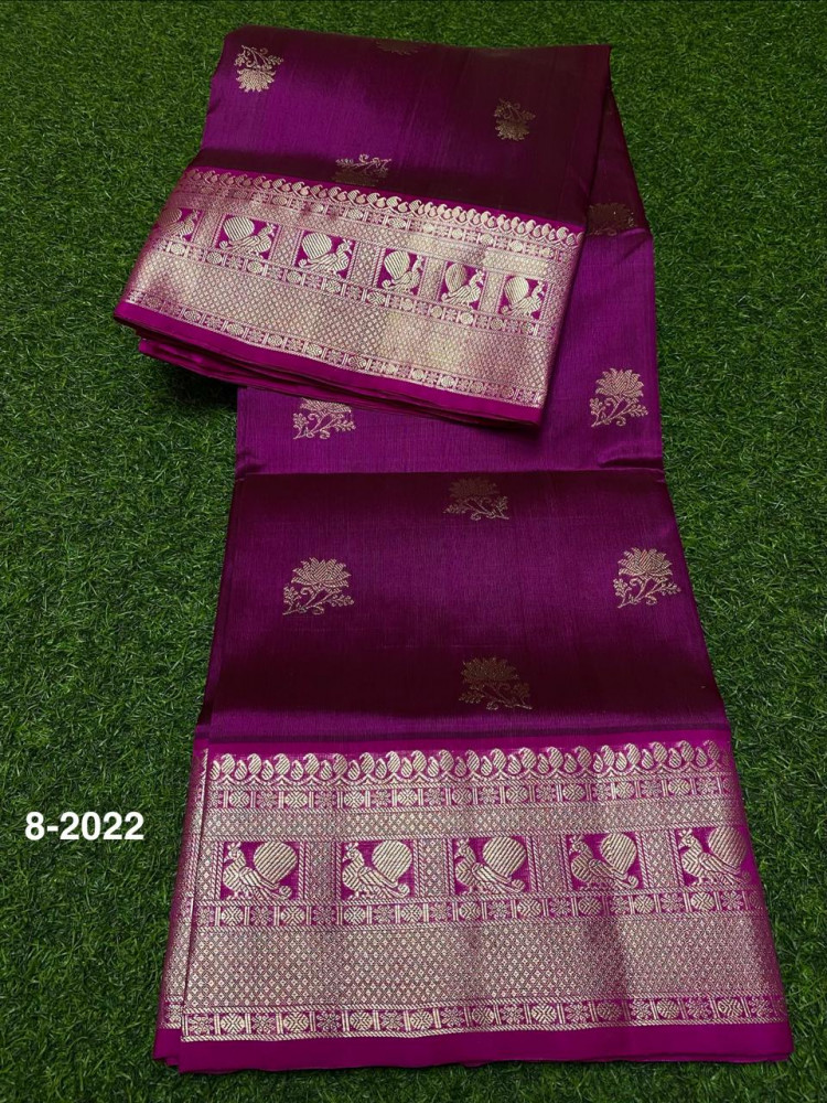 Image of Venkatagiri Pure Handloom Pattu Saree