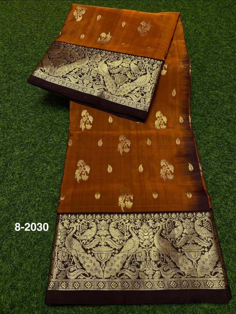 Image of Venkatagiri Pure Handloom Pattu Saree