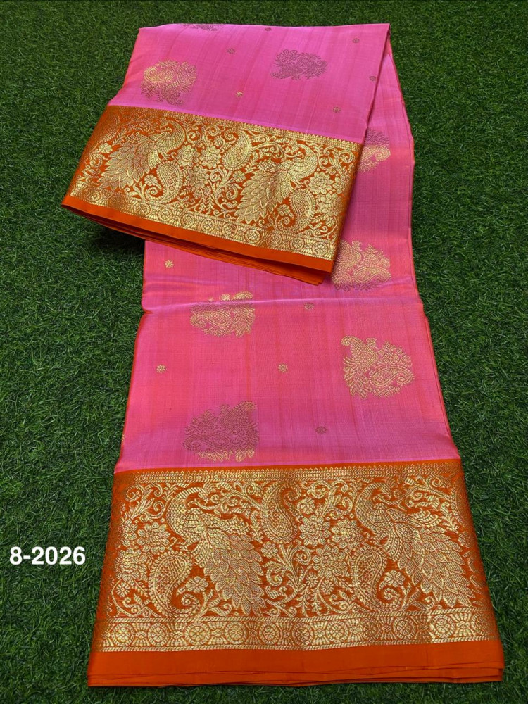 Image of Venkatagiri Pure Handloom Pattu Saree
