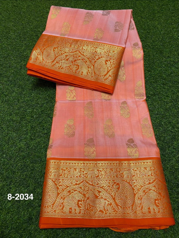 Image of Venkatagiri Pure Handloom Pattu Saree