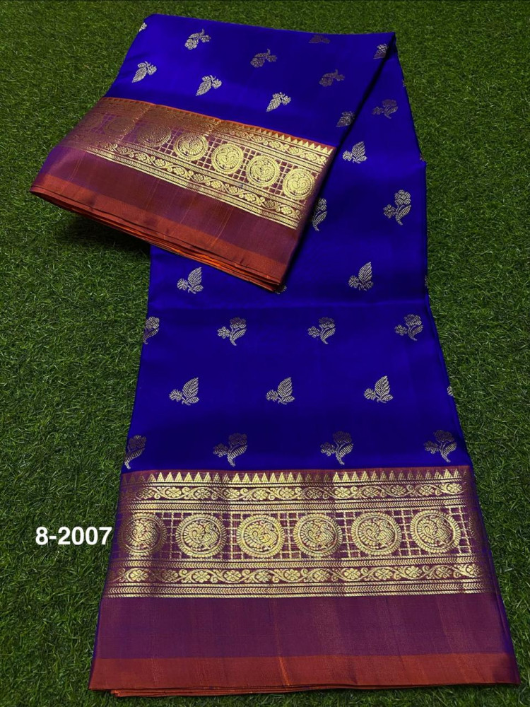 Image of Venkatagiri Pure Handloom Pattu Saree