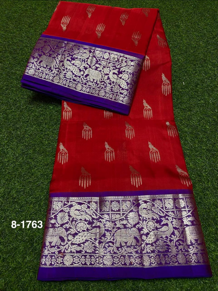 Image of Venkatagiri Pure Handloom Pure Silk Saree