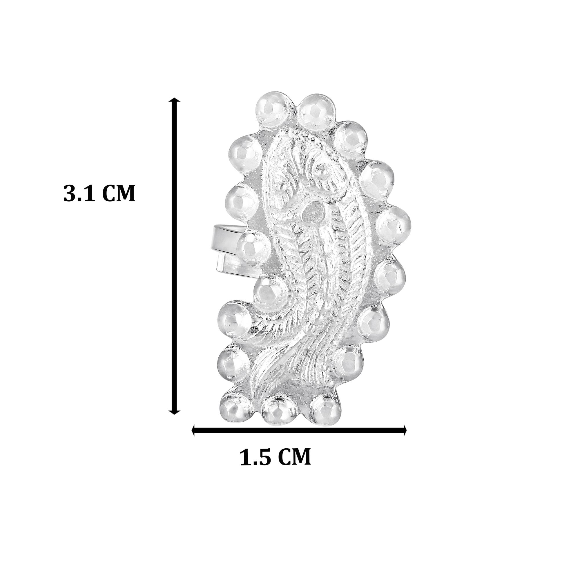 Stylish Silver Toe Ring Bichhiya for Women