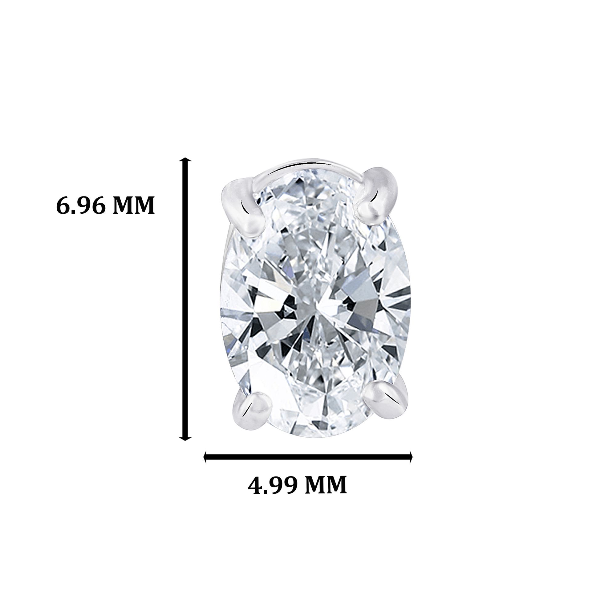 Designer Silver Diamond Tops Earring for Women and Girls