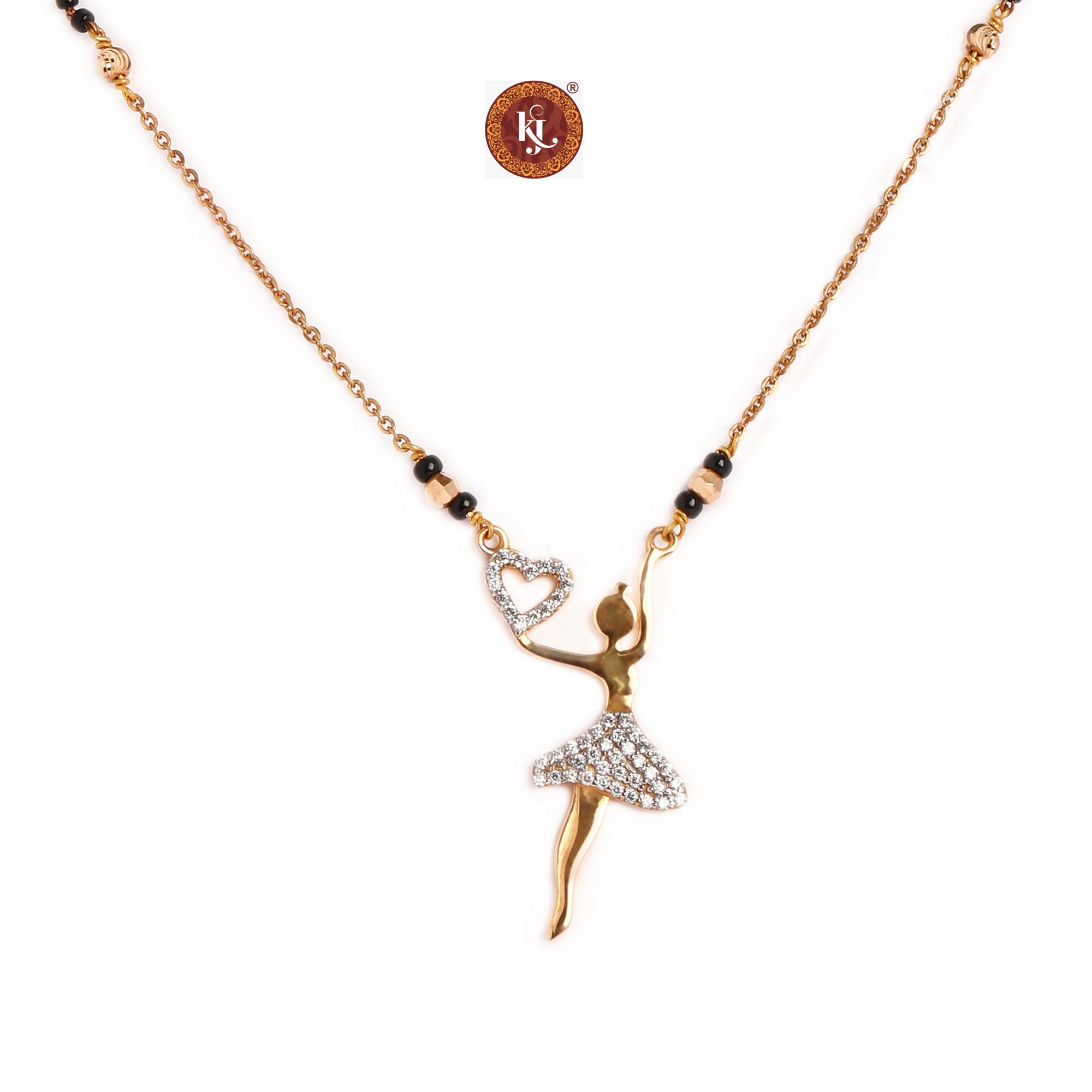 Designer 22ct Gold Stylish Mangalsutra for Women