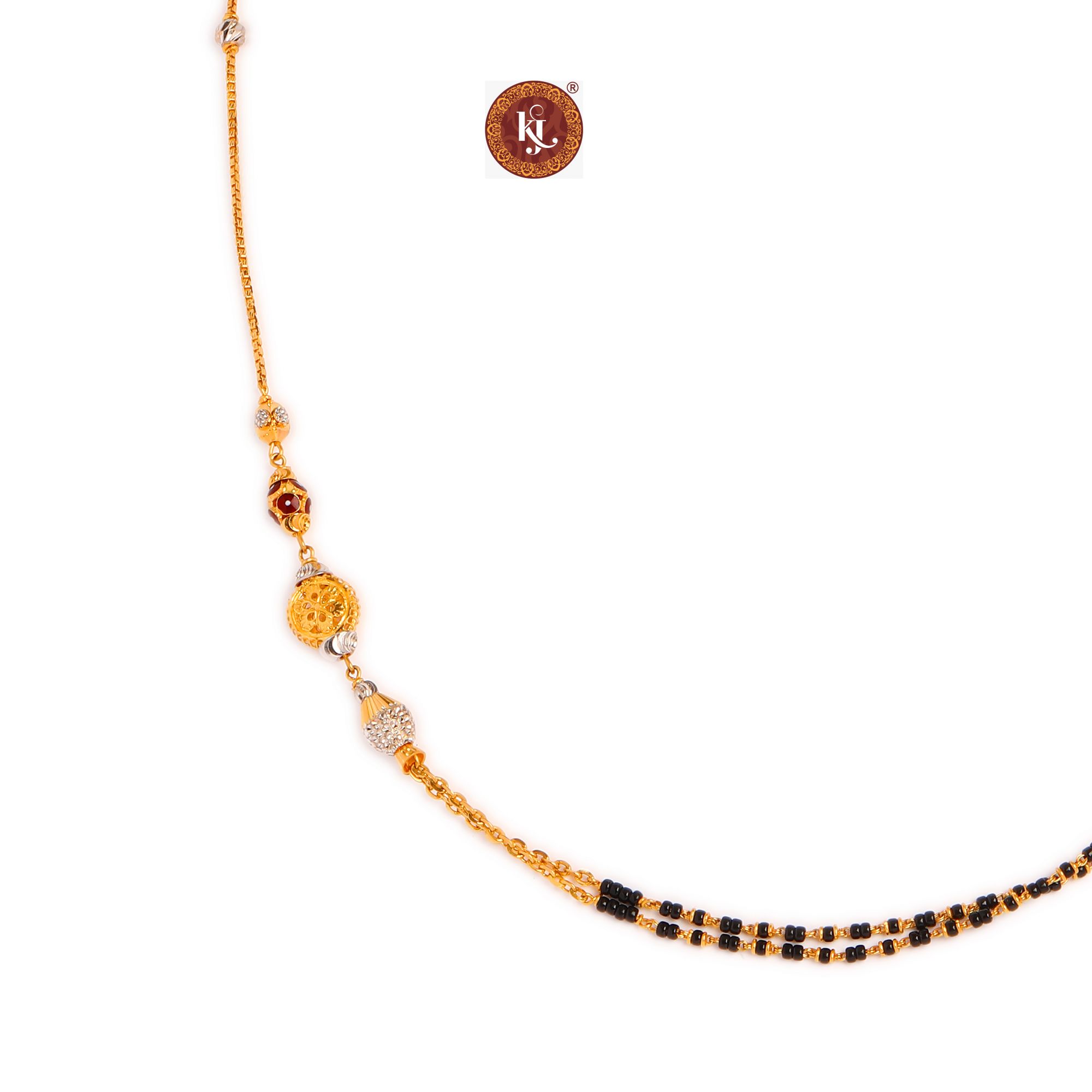 Designer 22ct Gold Stylish Mangalsutra for Women