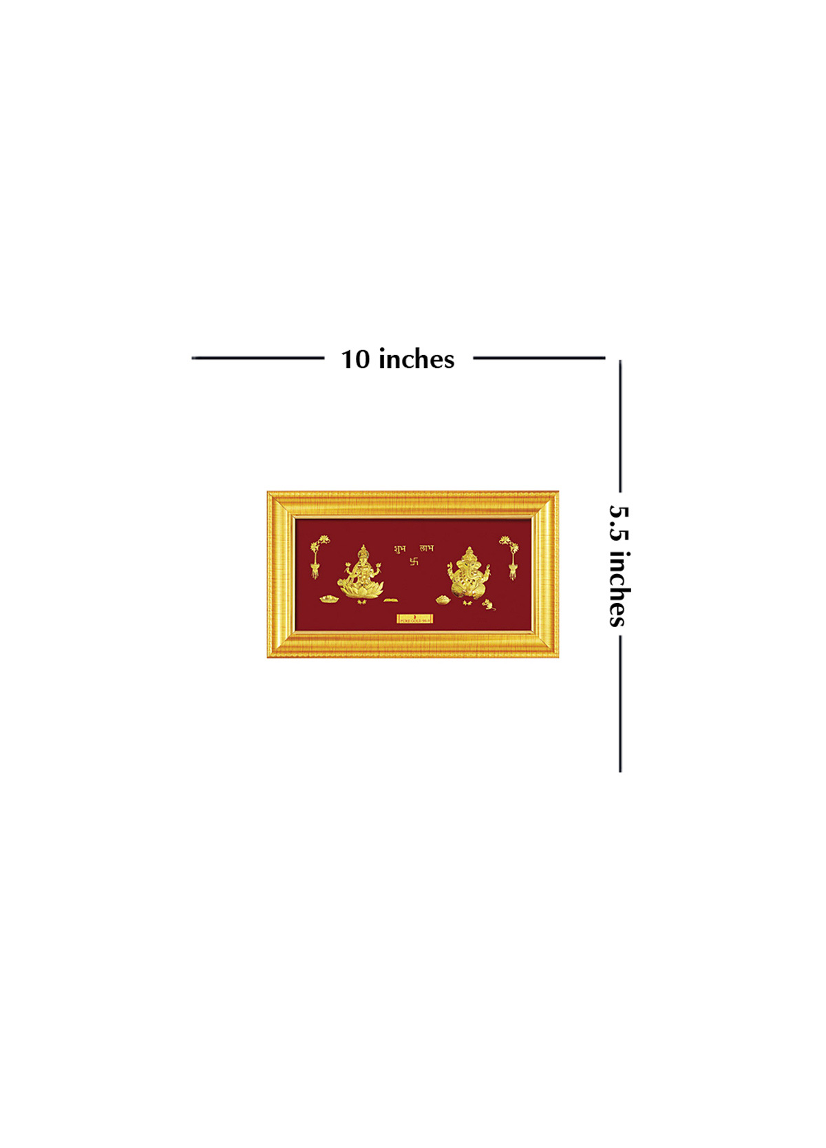 2A9 Laxmi Ganesha with Shubh Labh Text