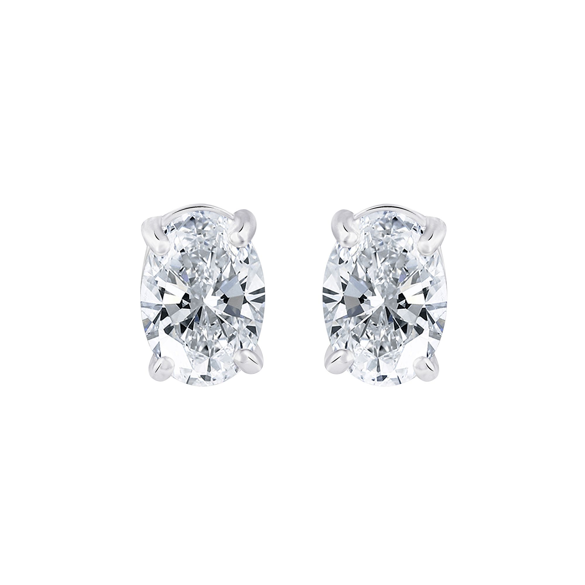 Designer Silver Diamond Tops Earring for Women and Girls
