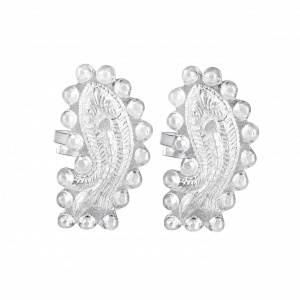 Image of Stylish Silver Toe Ring Bichhiya for Women