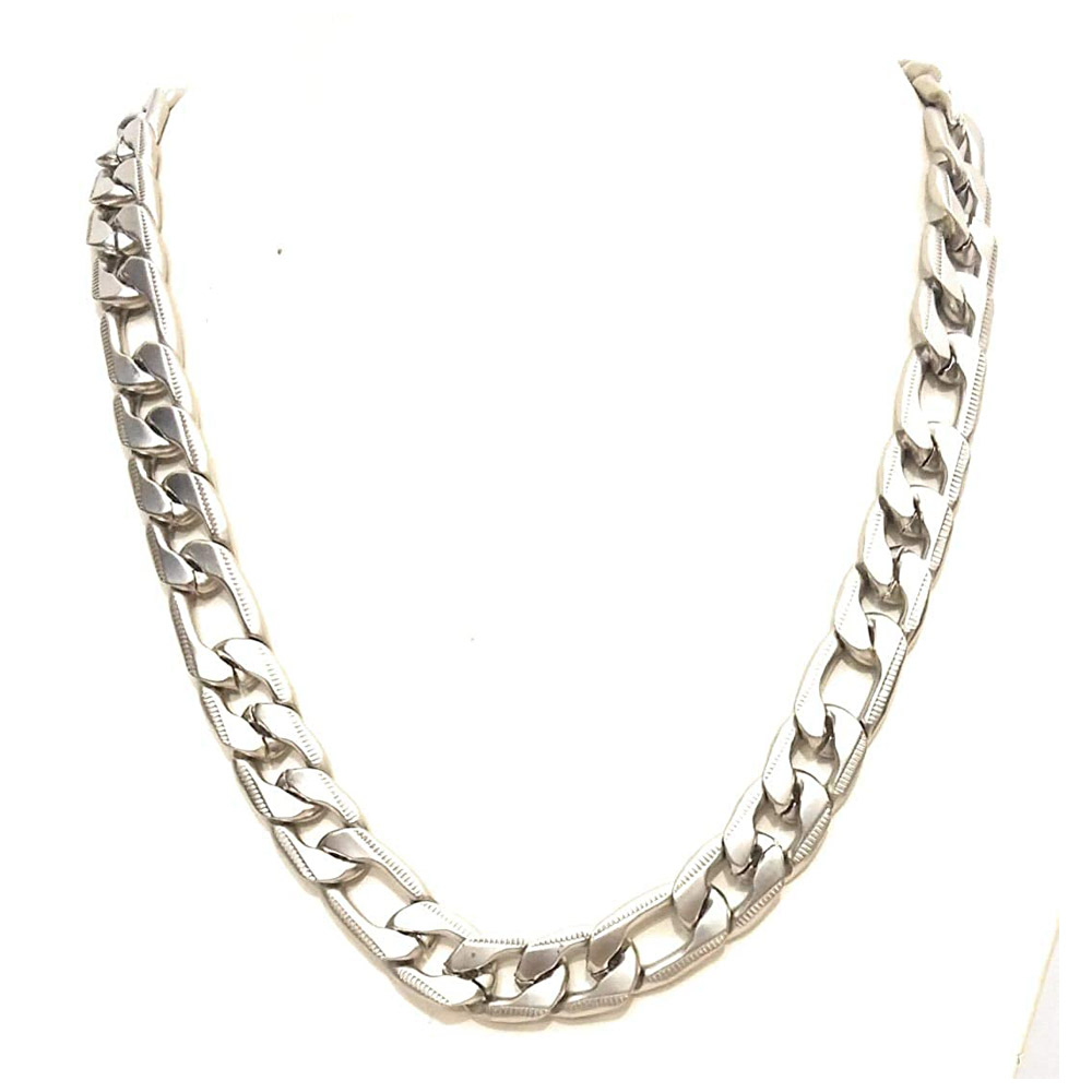 Thick Silver Chain for Unisex Adult