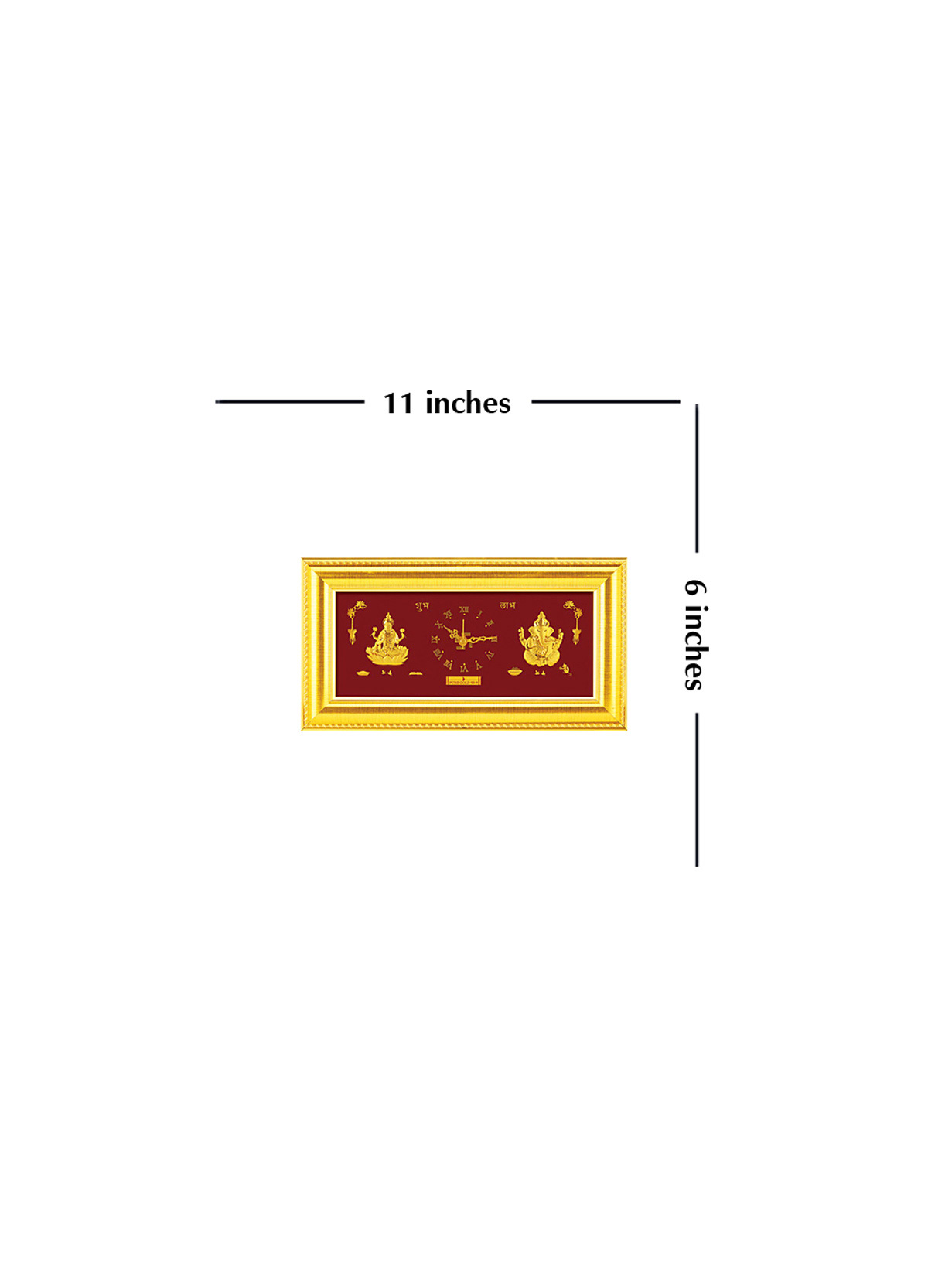 3A9 Laxmi Ganesha with Clock