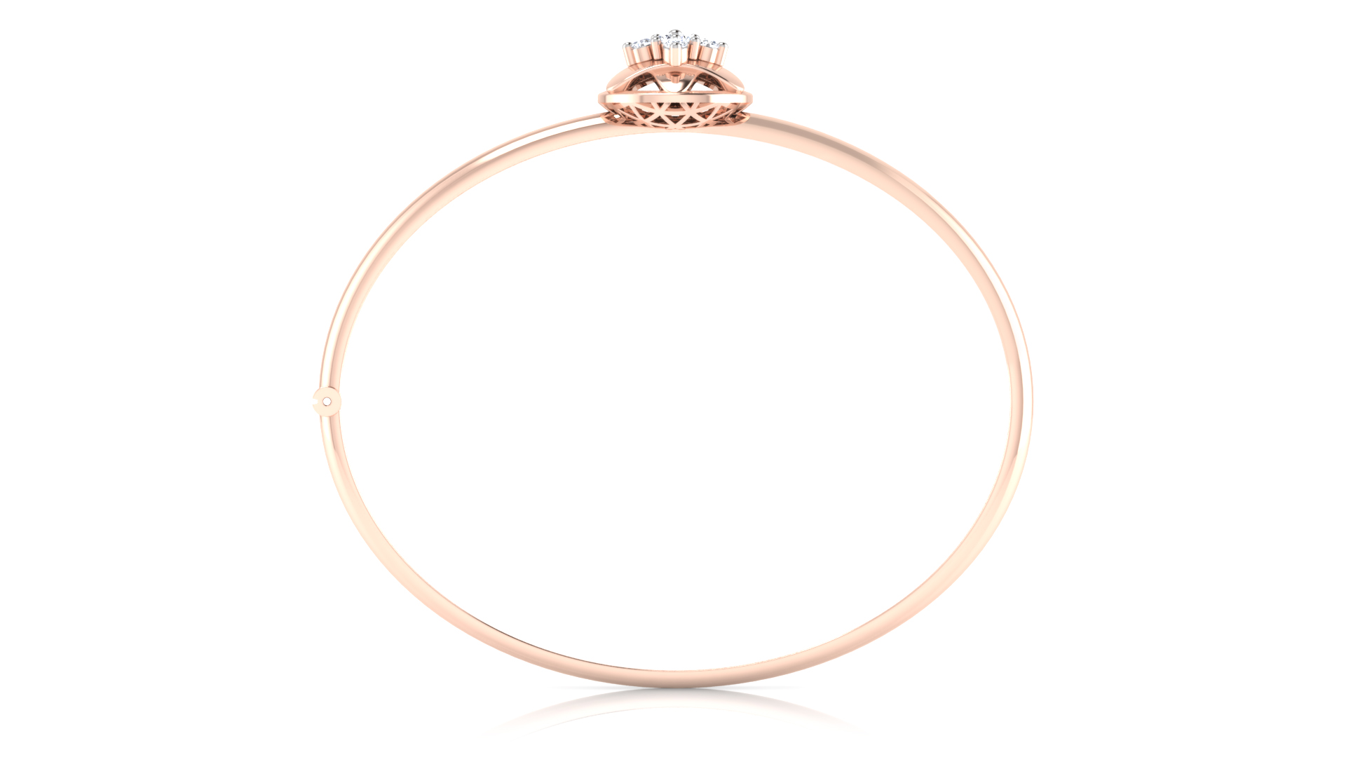 Designer Trendy 18k Gold Kada Bracelet for Girls and Women