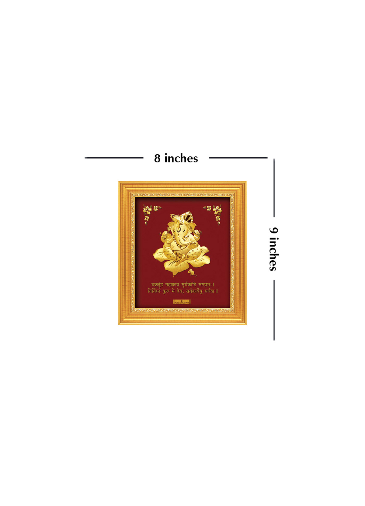 A6 Ganesha on Hibiscus Flower