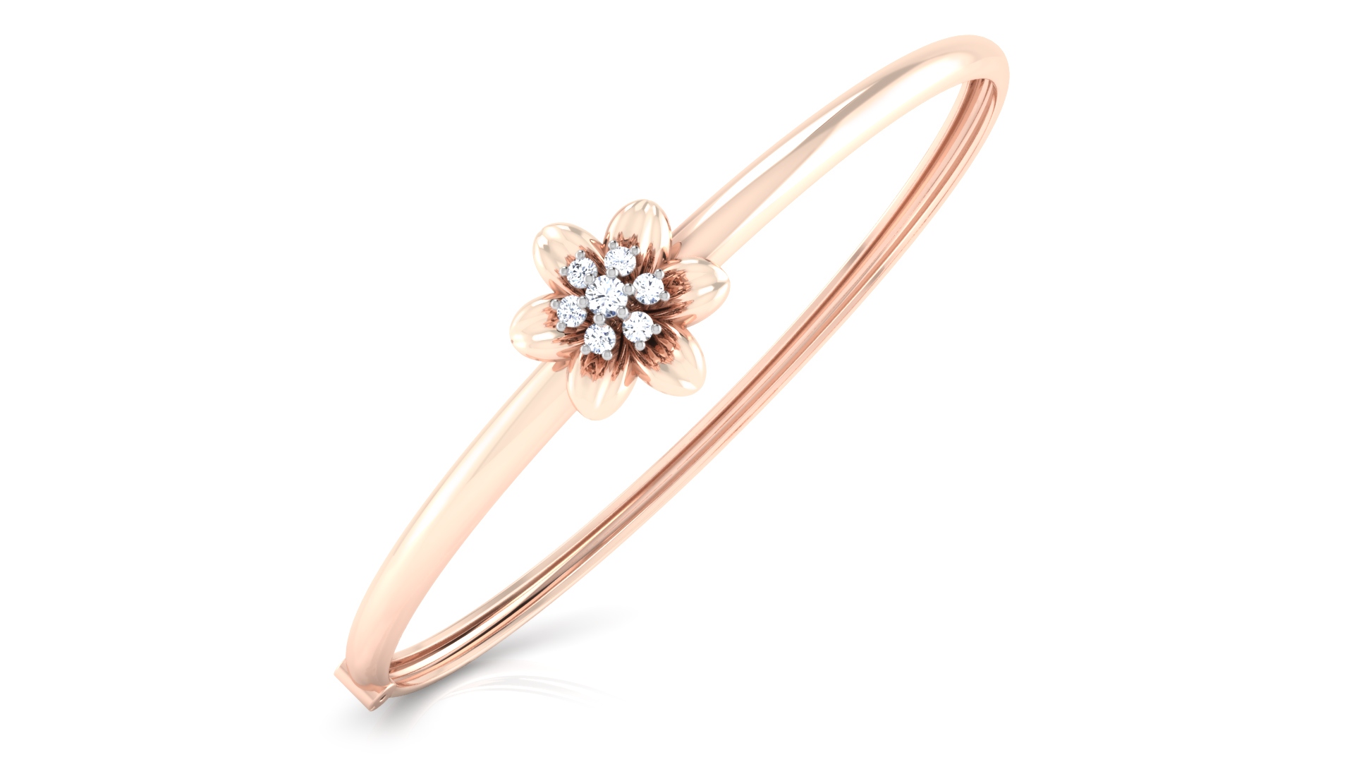 Designer Trendy 18k Gold Kada Bracelet for Girls and Women