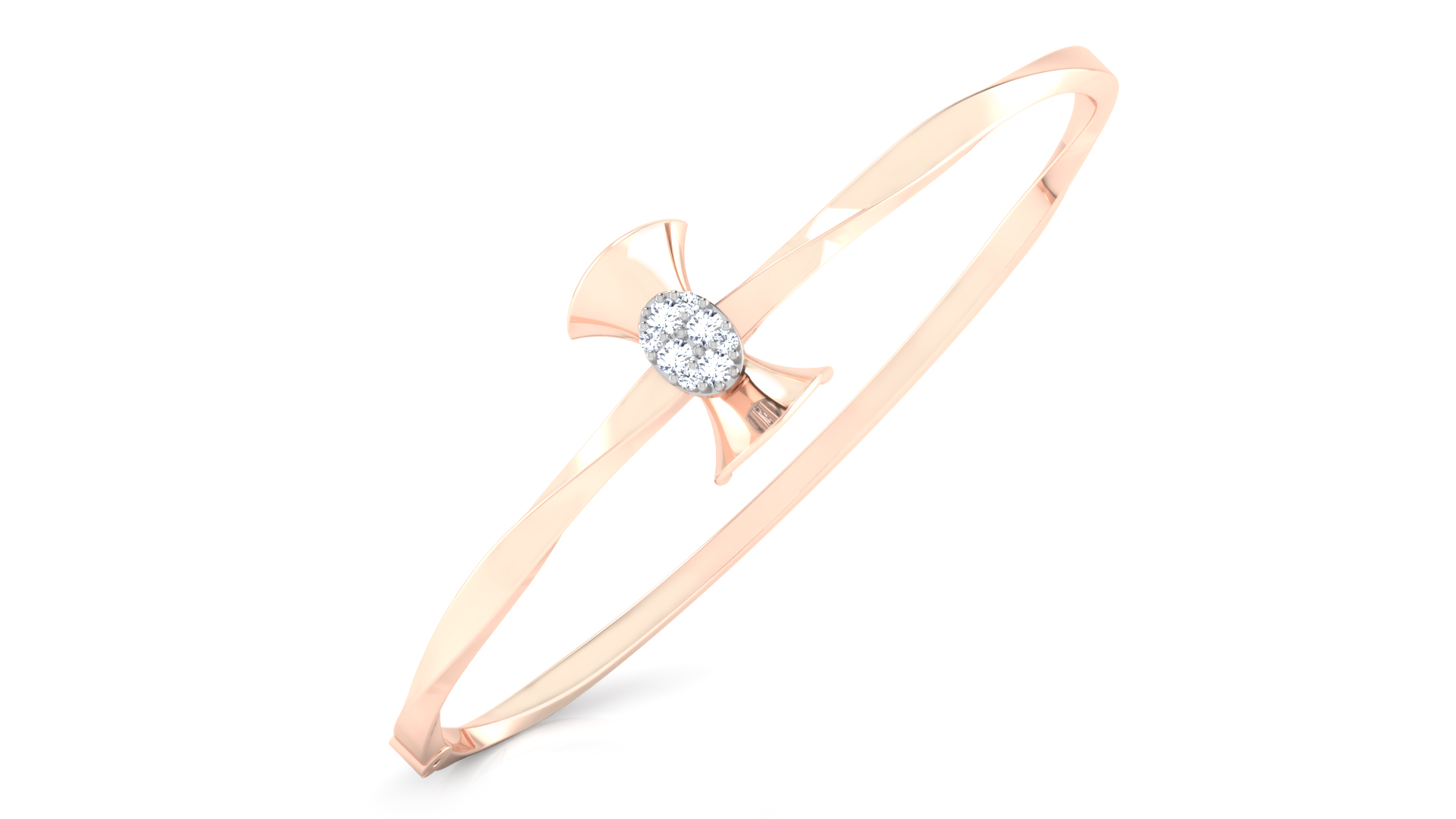 Designer Trendy 18k Gold Kada Bracelet for Girls and Women