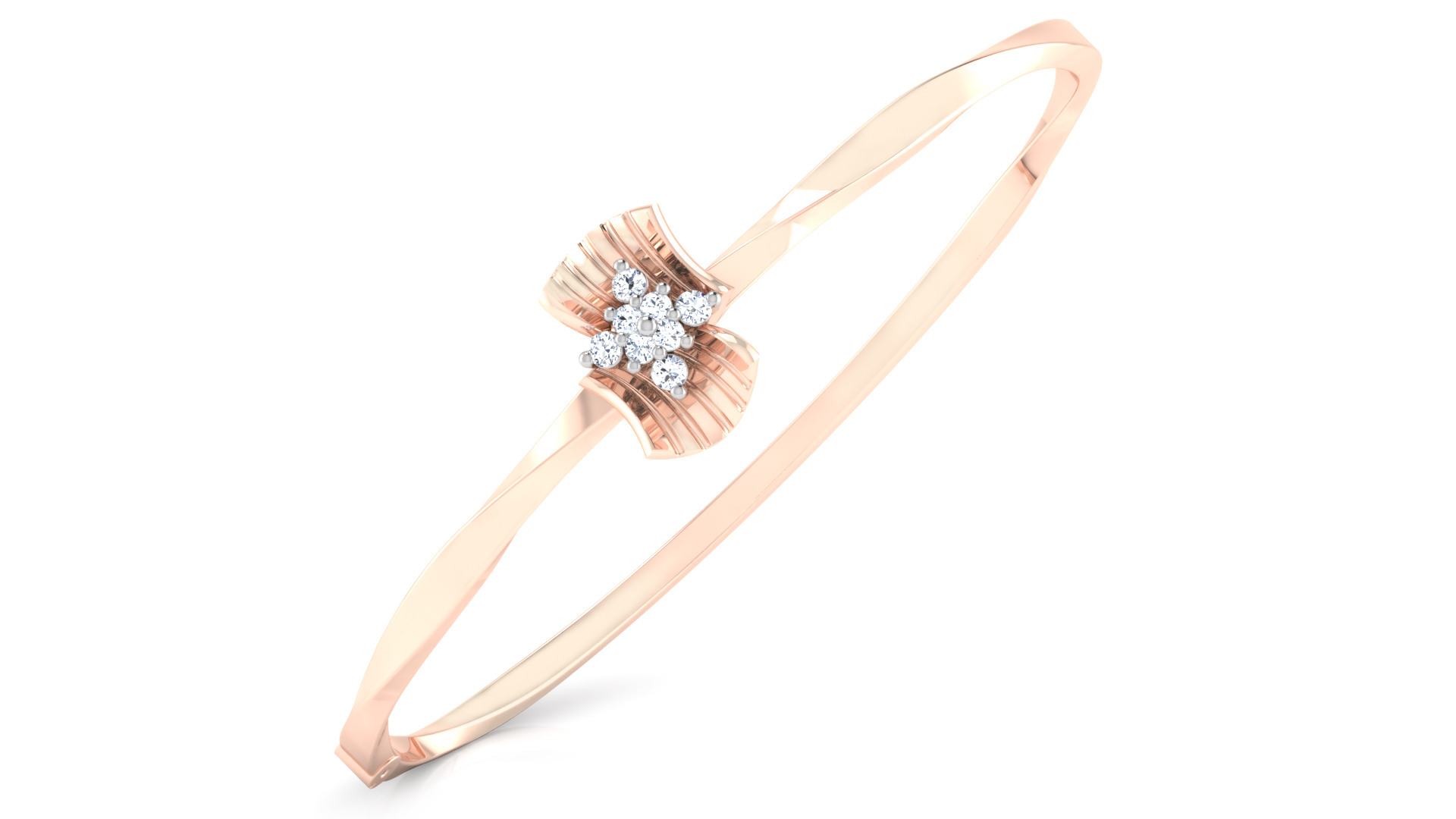 Designer Trendy 18k Gold Kada Bracelet for Girls and Women