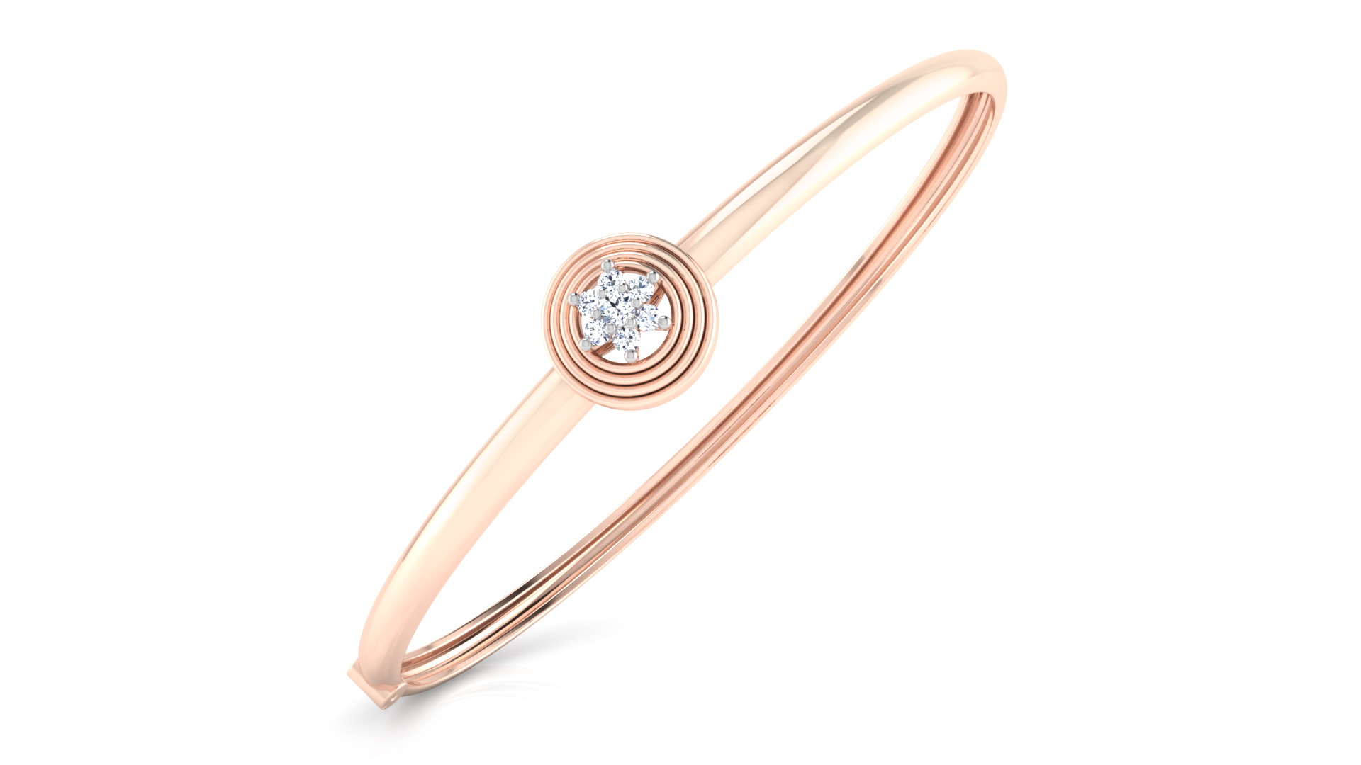 Designer Trendy 18k Gold Kada Bracelet for Girls and Women