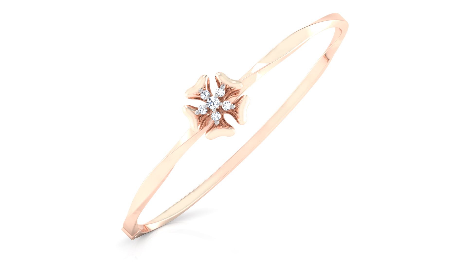 Designer Trendy 18k Gold Kada Bracelet for Girls and Women