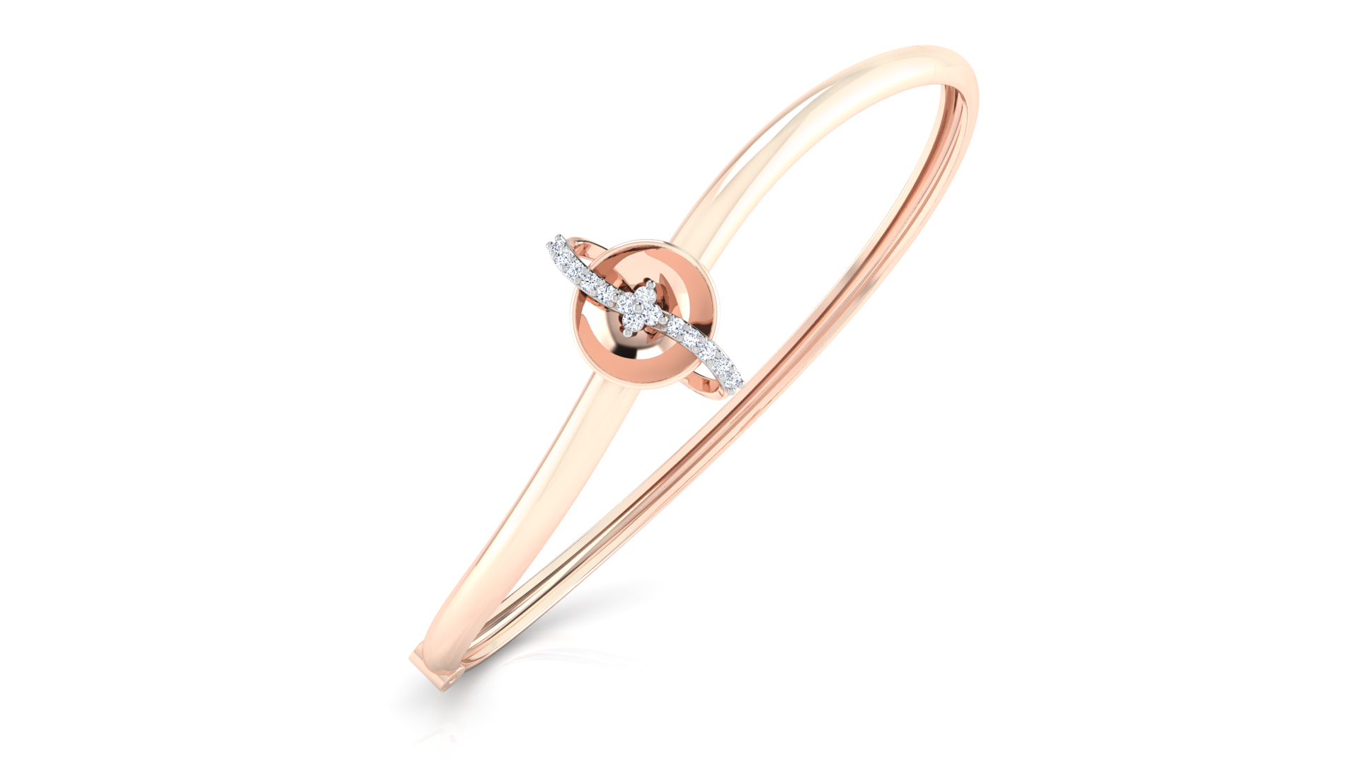 Designer Trendy 18k Gold Kada Bracelet for Girls and Women