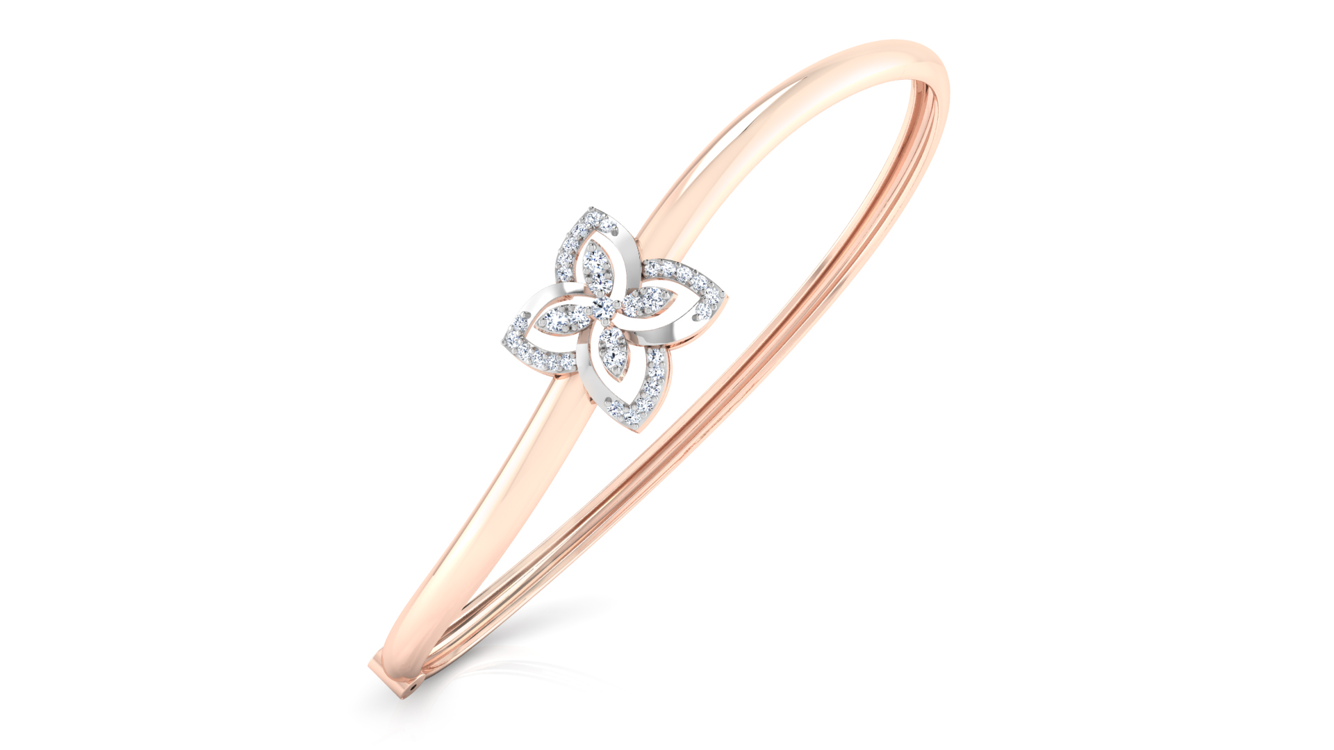 Designer Trendy 18k Gold Kada Bracelet for Girls and Women