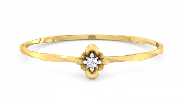 Image of Designer Trendy 18k Gold Kada / Bracelet for Girls and Women