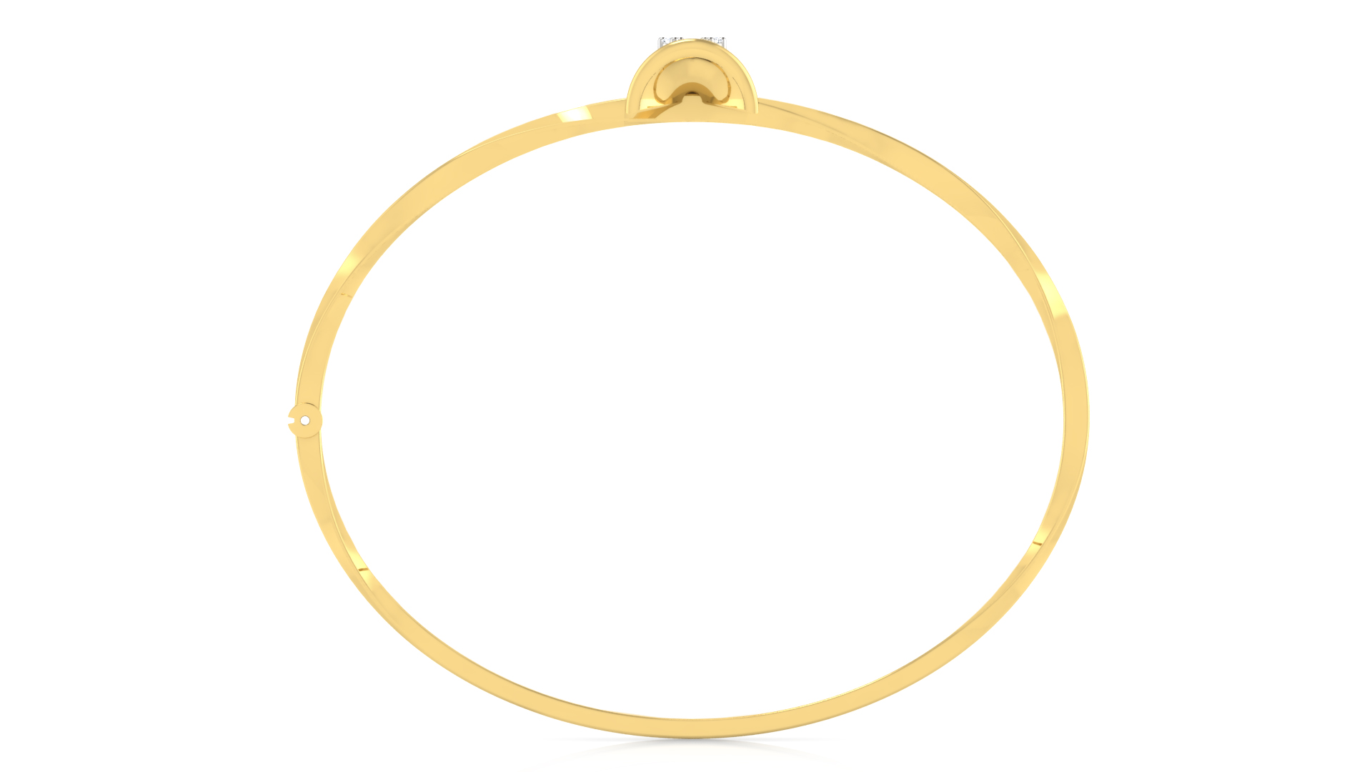 Designer Trendy 18k Gold Kada Bracelet for Girls and Women