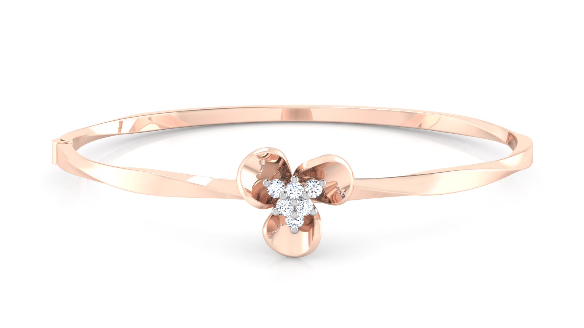 Designer Trendy 18k Gold Kada Bracelet for Girls and Women