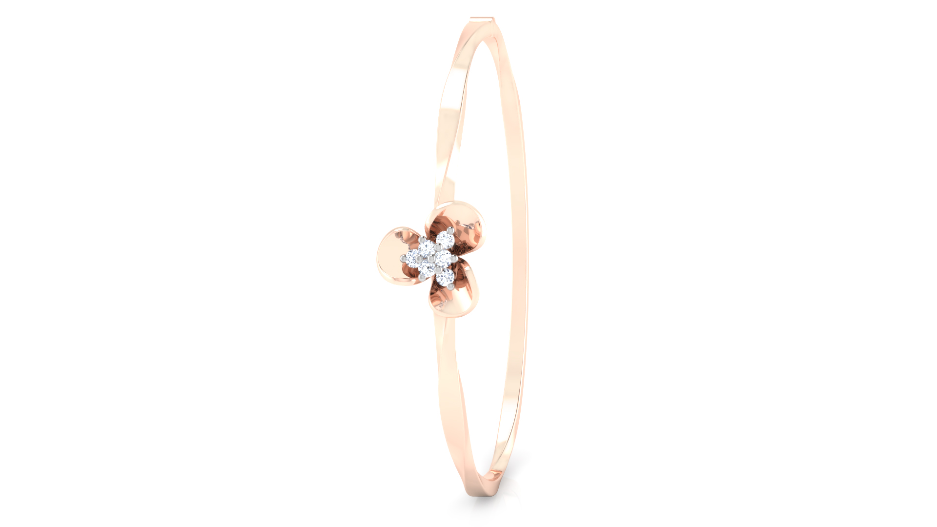 Designer Trendy 18k Gold Kada Bracelet for Girls and Women