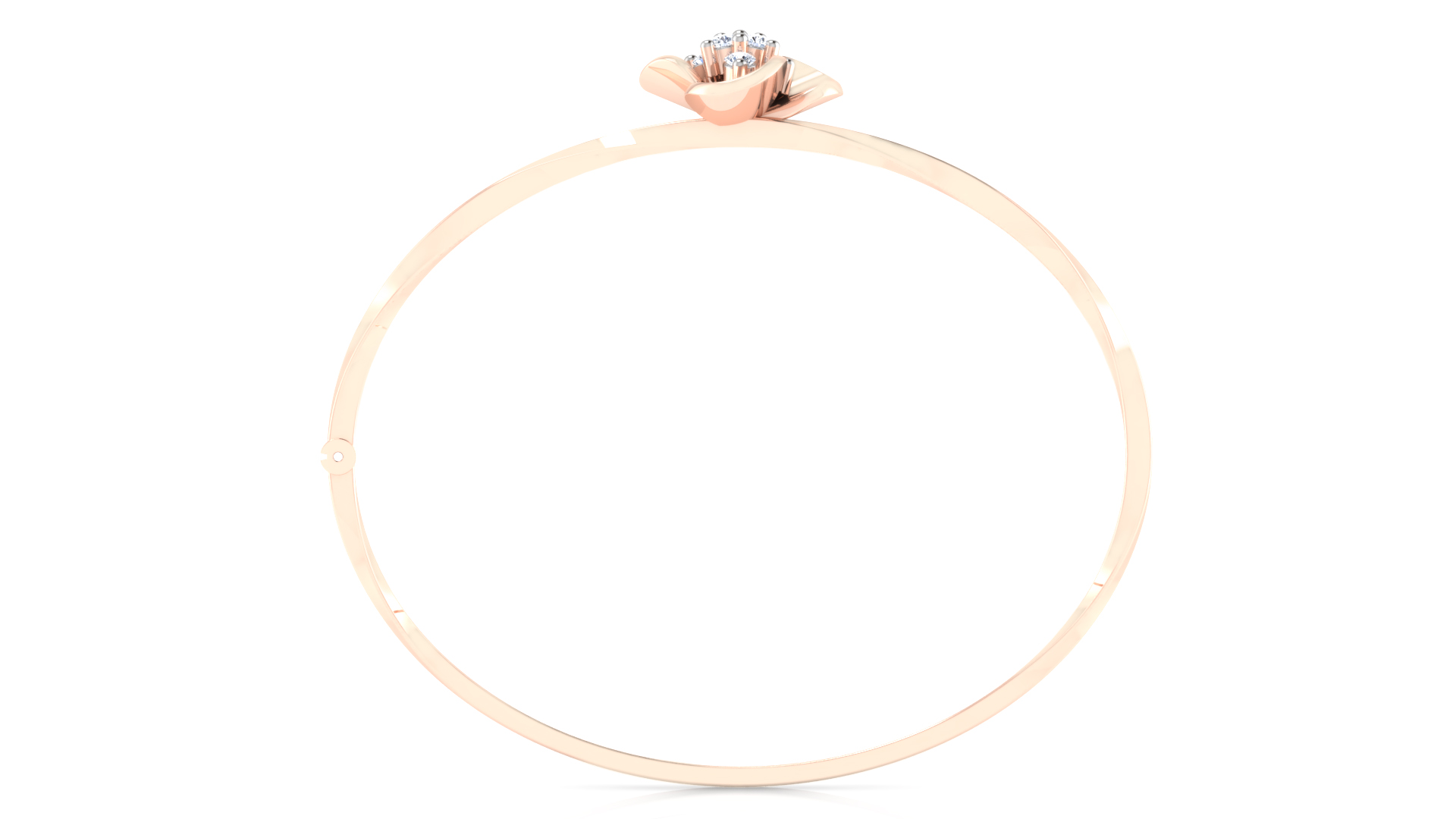 Designer Trendy 18k Gold Kada Bracelet for Girls and Women
