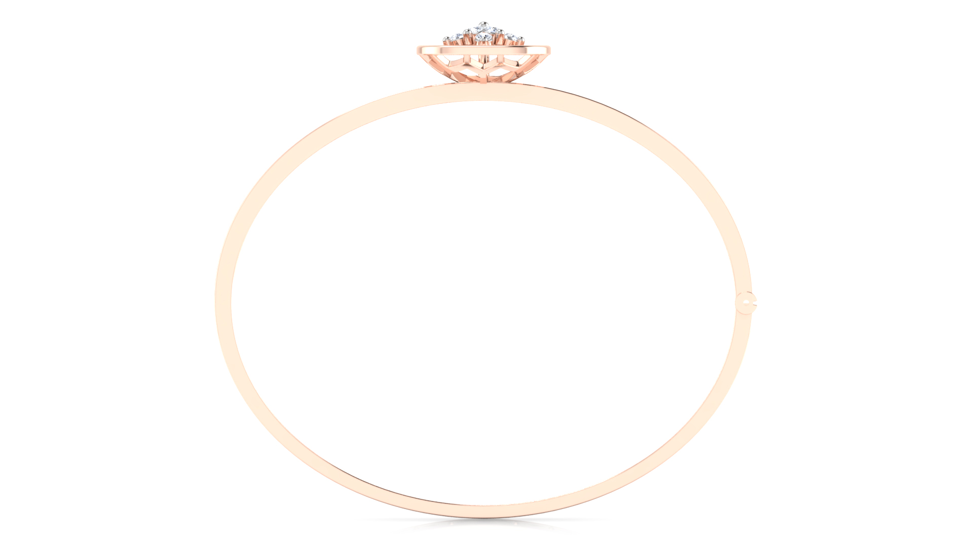 Designer Trendy 18k Gold Kada Bracelet for Girls and Women