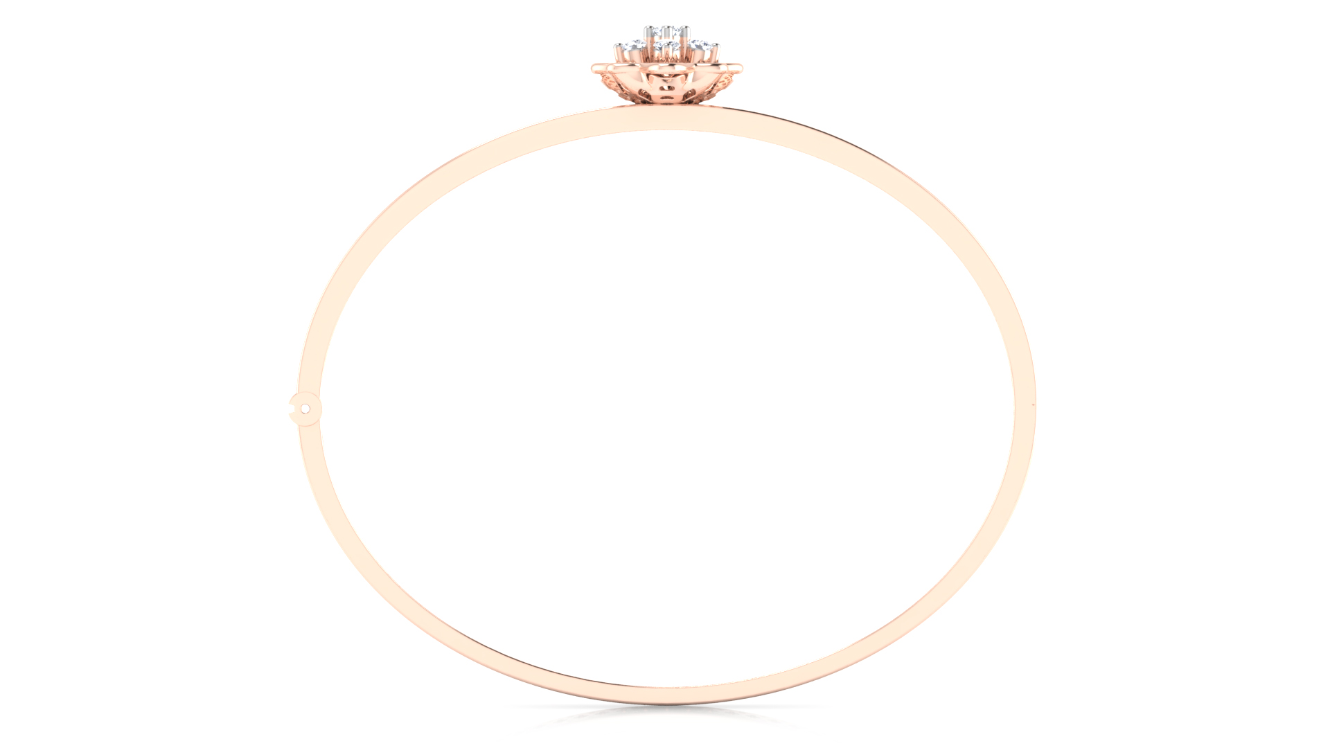 Designer Trendy 18k Gold Kada Bracelet for Girls and Women